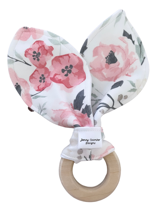 Watercolour floral Teether