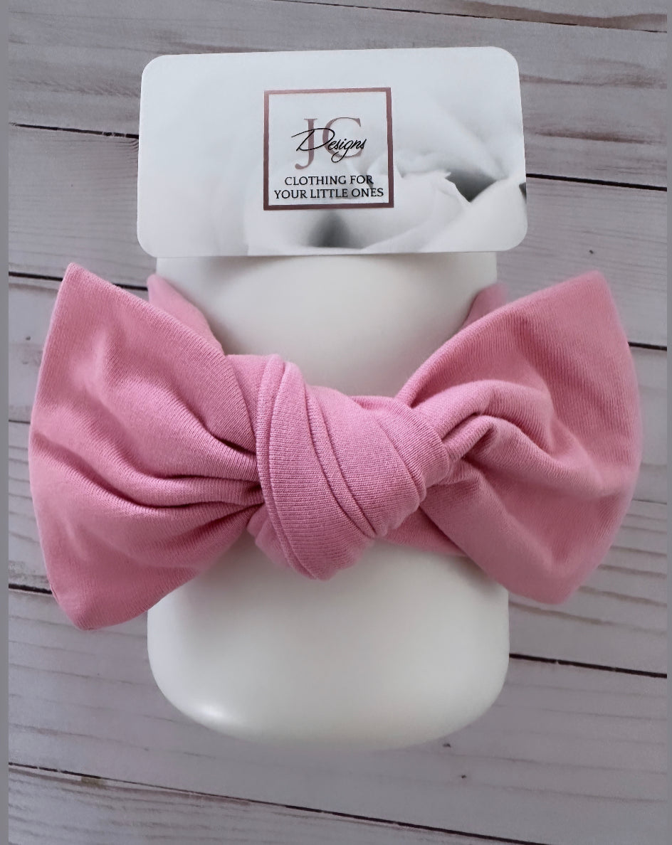 Pink head ties