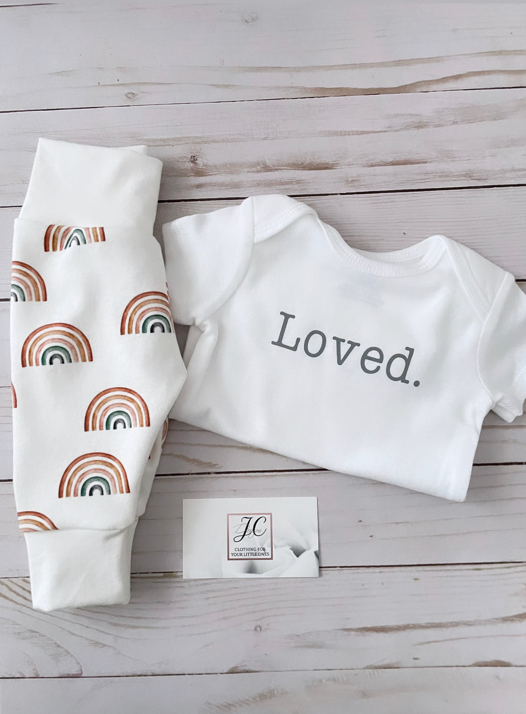 Rainbow baby outfit
